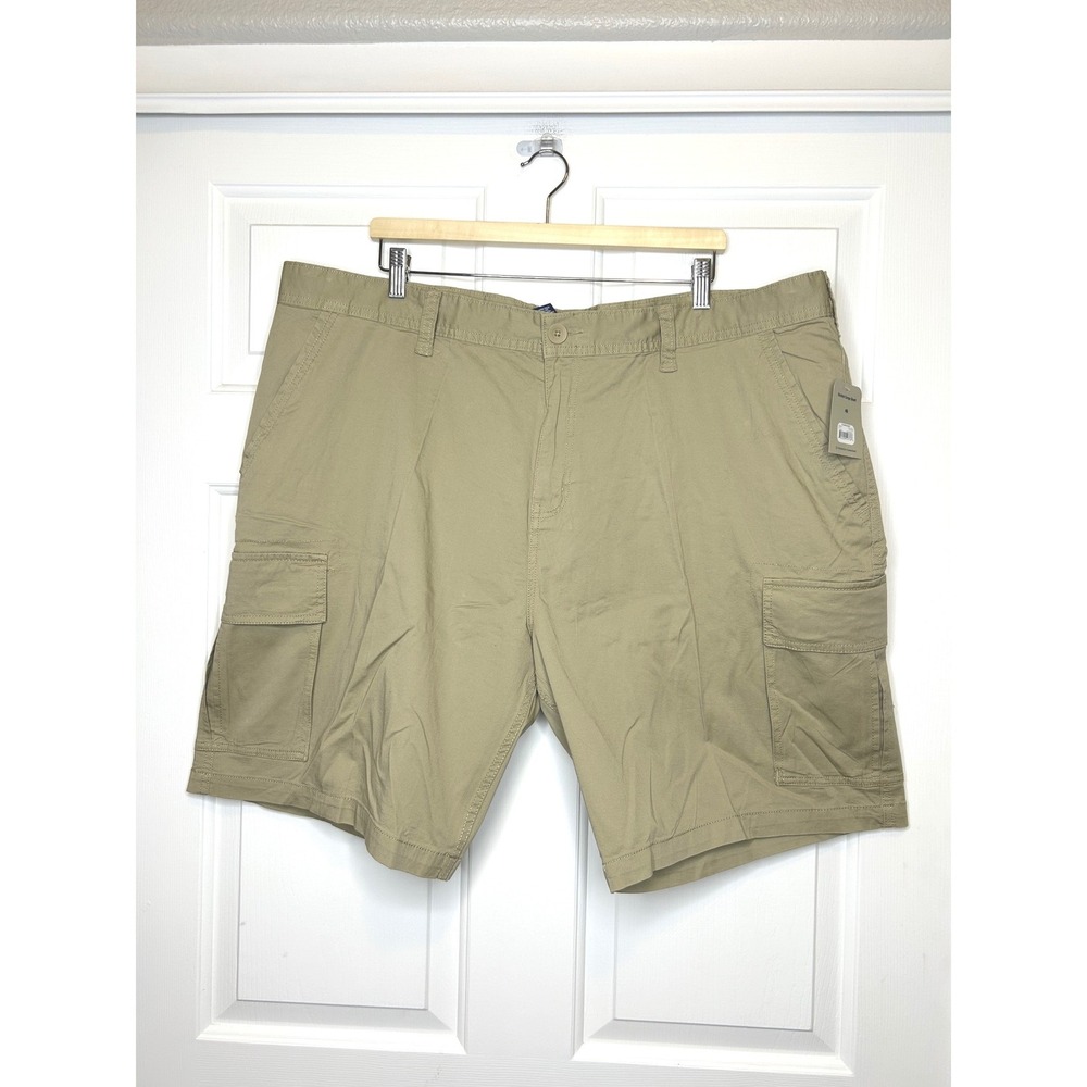 George Stretch Cargo‎ Shorts Mens 46 Khaki NWT